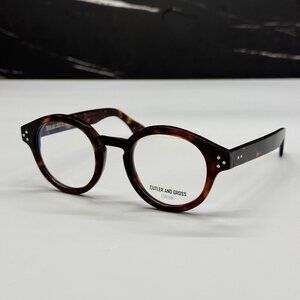 NEW CUTLER AND GROSS CG1291V2 002 EYEGLASSES HAVANA UNISEX EYEWEAR